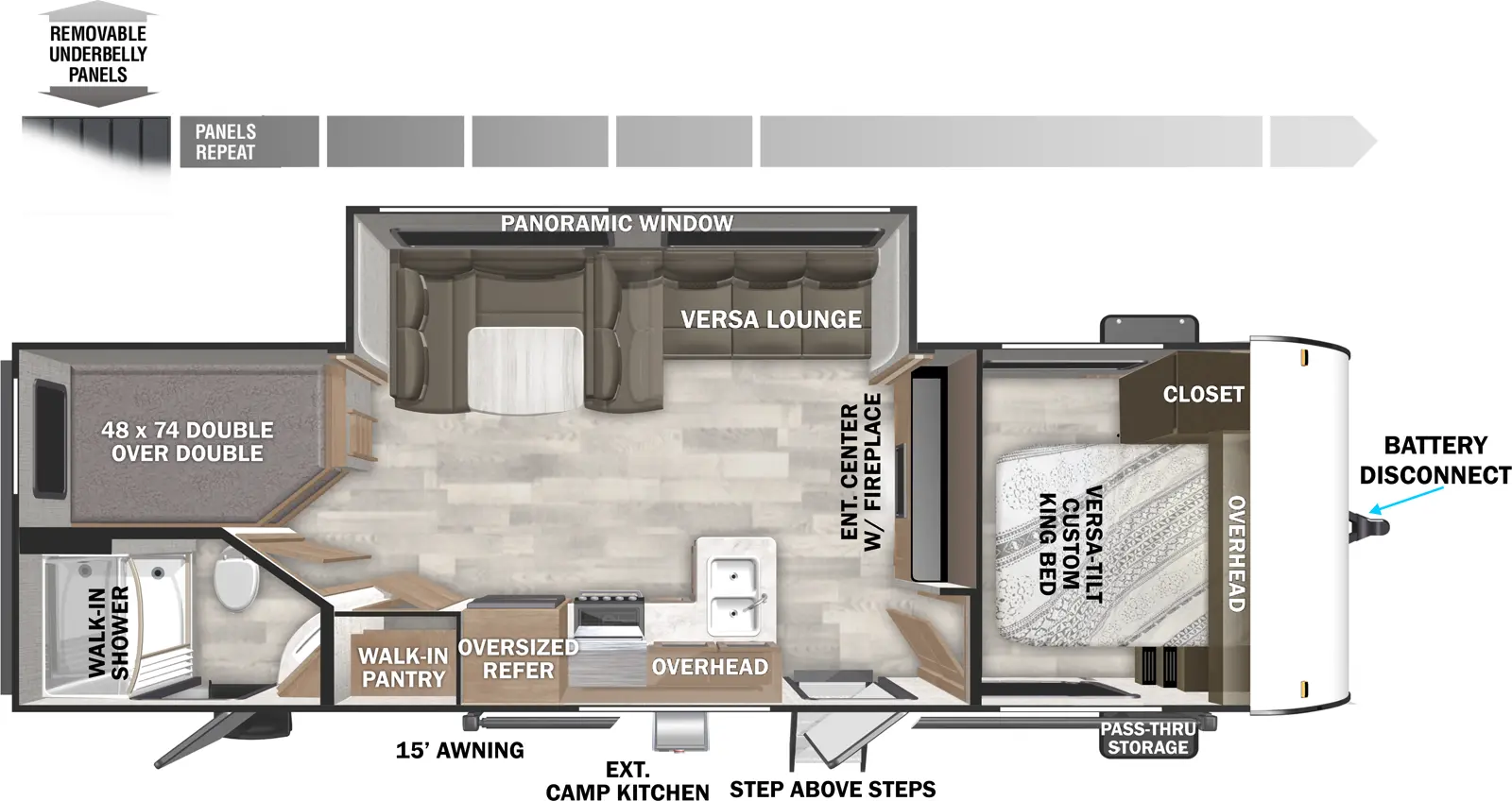 Cruise Lite 263BHXL Floorplan